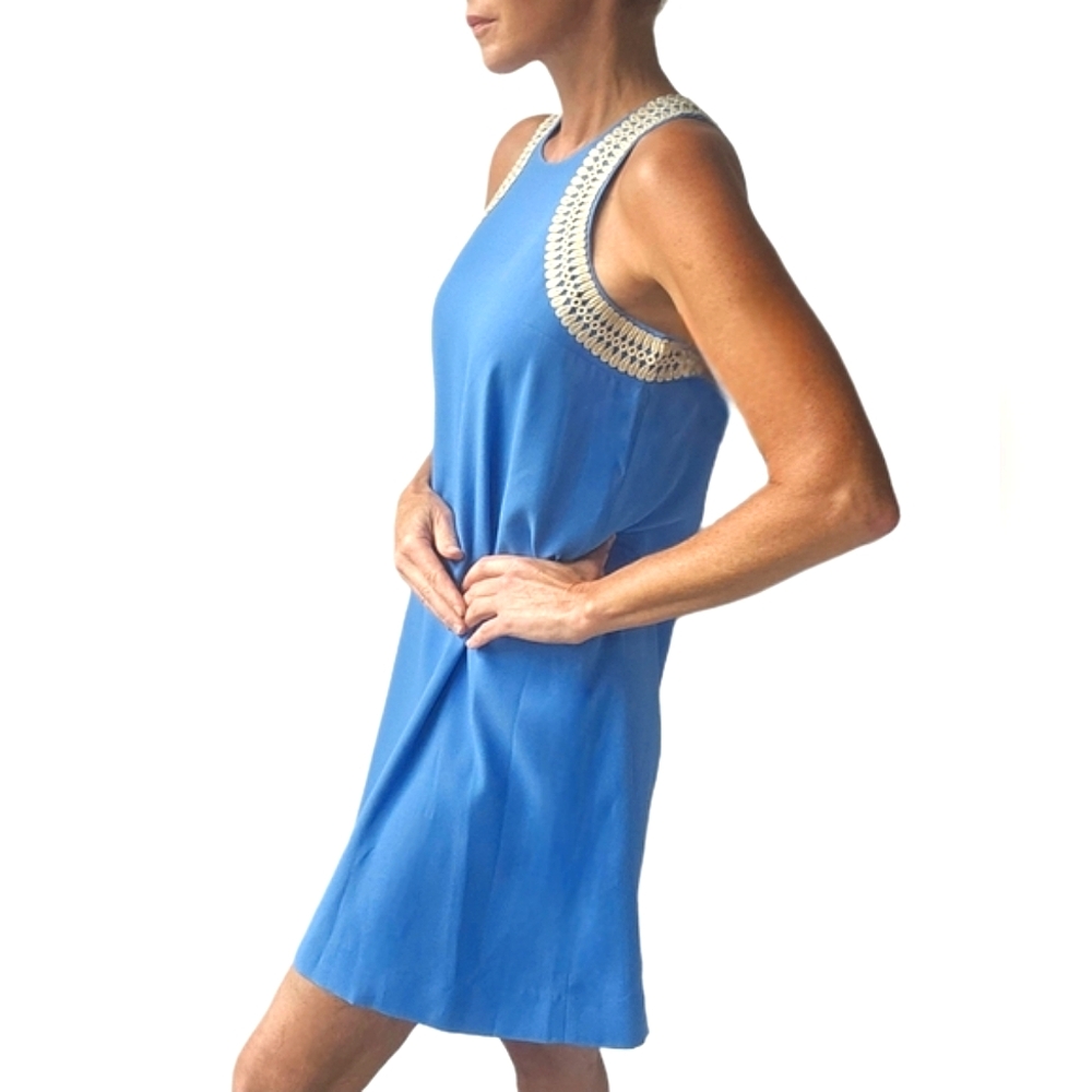 LILLY PULITZER Amayah Soft Shift Dress in Blue Tang - Picture 3 of 10